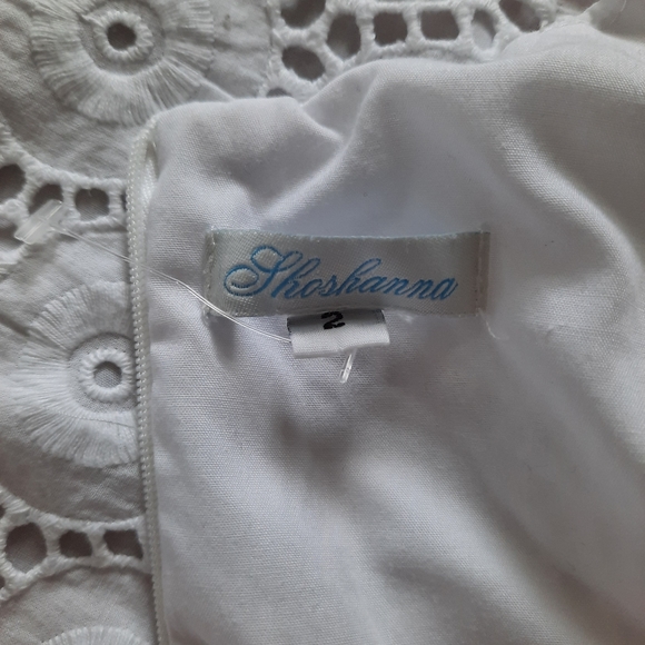 Shoshanna white short eyelid dress - Picture 6 of 8